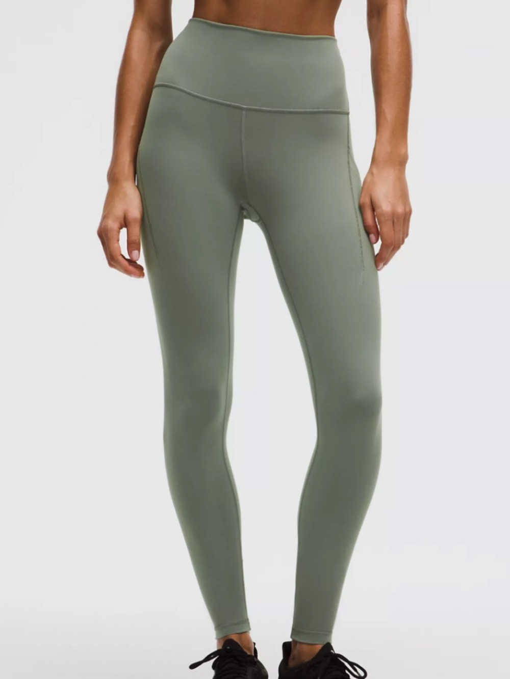 LULULEMON - Wunder Train High-Rise Tight with Pockets 25" - Willow Leaf - Size 6
